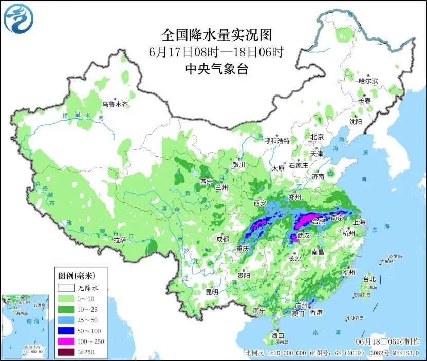 中央气象台：梅雨持续发力稳步南压 京津冀高温明日减弱_bat365在线平台