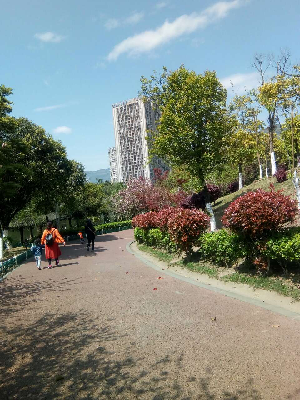 来开州月潭公园偶遇